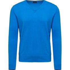 Sweter CHERVO NAVENE. Żółte swetry męskie Chervo, s, bez wzorów, z bawełny, klasyczne, z kontrastowym kołnierzykiem, bez kaptura. Za 480,00 zł.