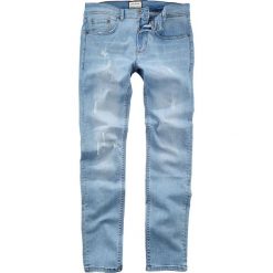 Shine Original Woody - Slim Fit Jeansy jasnoniebieski. Niebieskie jeansy męskie Shine Original, na imprezę, z aplikacjami, z jeansu, długie. Za 164,90 zł.
