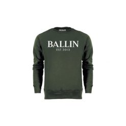 Swetry Ballin Est. 2013 Basic Sweater. Zielone swetry męskie Ballin Est. 2013, s, bez wzorów, bez kołnierzyka, bez kaptura. Za 151,48 zł.