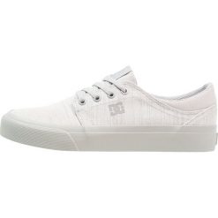 Trampki damskie slip on: DC Shoes TRASE Tenisówki i Trampki light grey