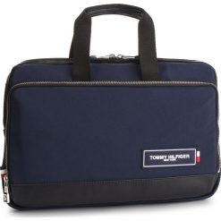 Torba na laptopa TOMMY HILFIGER - Th Patch Slim Computer Bag AM0AM04344 901. Niebieskie torby męskie skórzane TOMMY HILFIGER, bez wzorów, ze skóry ekologicznej. Za 599,00 zł.