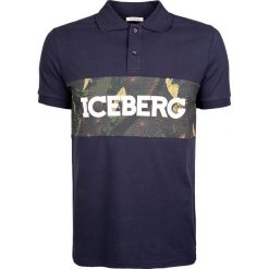 Iceberg Koszulka Polo. Koszulki męskie Iceberg, bez wzorów, z tkaniny, bez rękawów. Za 249,00 zł.