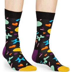 Happy Socks - Skarpety Balloons. Żółte skarpetki męskie marki Happy Socks, z elastanu. Za 39,90 zł.