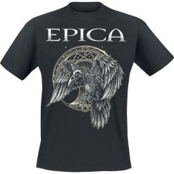 Epica Crow T-Shirt czarny. Czarne t-shirty męskie Epica, l, bez wzorów, bez kołnierzyka. Za 54,90 zł.