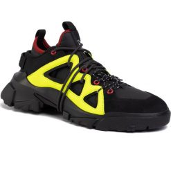 Sneakersy MCQ ALEXANDER MCQUEEN - Orbyt Mid 573126 R2634 1047 Black/Neon/Multi. Czarne sneakersy męskie McQ Alexander McQueen, na co dzień, bez wzorów, ze skóry ekologicznej, bez zapięcia. W wyprzedaży za 999,00 zł.