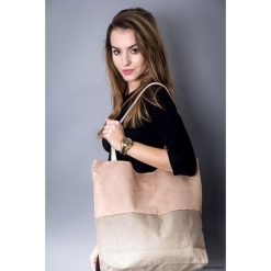 Torba duo 01. Szare torebki klasyczne damskie marki Pakamera, bez wzorów, z materiału, na ramię, duże, bez dodatków. Za 125,00 zł.