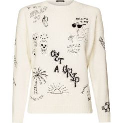 Sweter MOTHER THE JUMPER. Brązowe swetry damskie Mother, z nadrukiem, z wełny, bez rękawów, bez kaptura. Za 2460,00 zł.