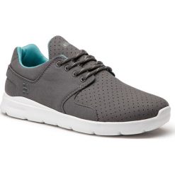 Sneakersy ETNIES - Scout Xt 4101000459 Dark Grey/White 067. Szare sneakersy męskie marki Etnies, na co dzień, bez wzorów, z tworzywa sztucznego, eleganckie, bez zapięcia. W wyprzedaży za 249,00 zł.