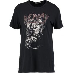 Replay Tshirt z nadrukiem nearly black. Czarne t-shirty damskie Replay, xxs, z nadrukiem, z bawełny. Za 249,00 zł.