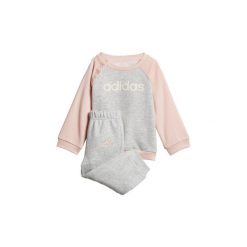 Spodnie dresowe dziewczęce: Zestawy dresowe adidas Dres z polaru Linear