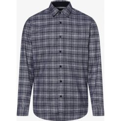 BOSS - Koszula męska – Lukas_53F, niebieski. Niebieskie koszule męskie Boss, xxl, w kratkę, z materiału, eleganckie, bez kołnierzyka, bez rękawów. Za 479,99 zł.
