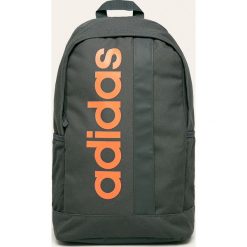 Adidas - Plecak. Szare plecaki męskie Adidas, z nadrukiem, z poliesteru. Za 99,90 zł.