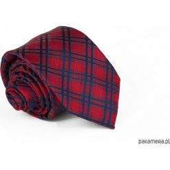 Krawat Męski Elegancki Kolekcja Wiosna 2018. Brązowe krawaty męskie marki Pakamera, z poliesteru, eleganckie. Za 79,00 zł.