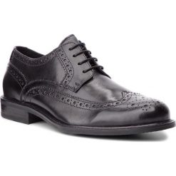 Półbuty SALAMANDER - Piet 31-57502-01 Black. Czarne buty wizytowe męskie Salamander, bez wzorów, ze skóry, eleganckie, bez zapięcia. W wyprzedaży za 319,00 zł.