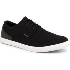 Tenisówki JACK&JONES - JFWNIMBUS 12165178 Anthracite. Czarne półbuty męskie Jack&Jones, bez wzorów, z gumy, bez zapięcia. Za 149,00 zł.