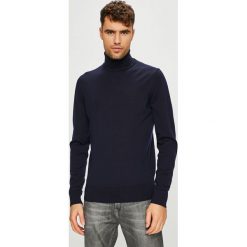 Calvin Klein - Sweter. Czarne golfy męskie marki Calvin Klein, l, z dzianiny. Za 499,90 zł.