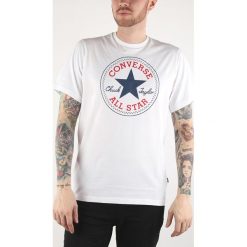 Converse Koszulka Biały. Białe podkoszulki męskie Converse, m, z nadrukiem, z bawełny. Za 102,95 zł.