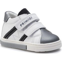 Sneakersy PRIMIGI - 4406211 M Bianc. Białe trampki chłopięce Primigi, bez wzorów, z zamszu, na rzepy. W wyprzedaży za 189,00 zł.