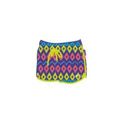 Spodenki sportowe męskie: AQUAWAVE Szorty damskie Raisa Wmns Royal Blue Etno Print/sulphur Spring r. M