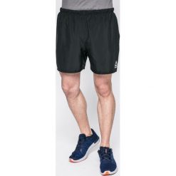 Reebok - Szorty. Szare spodenki sportowe męskie marki Reebok, z poliesteru, sportowe. W wyprzedaży za 79,90 zł.