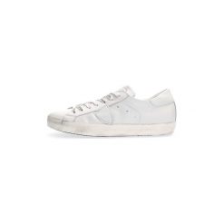 Buty Philippe Model CLLU 1001 PARIS. Białe trampki męskie Philippe Model, bez wzorów, bez zapięcia. Za 860,21 zł.