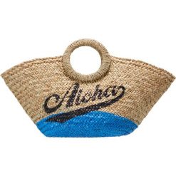 J.CREW LARGE IBIZA BAG WITH WORD Torba na zakupy navy/natural. Niebieskie torebki klasyczne damskie marki J.CREW, bez wzorów, bez dodatków. Za 479,00 zł.