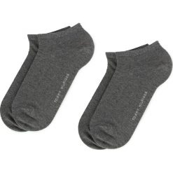Zestaw 2 par niskich skarpet damskich TOMMY HILFIGER - 343024001 r.35/38 Middle Grey 758. Szare skarpetki damskie TOMMY HILFIGER, bez wzorów, z elastanu. Za 39,99 zł.
