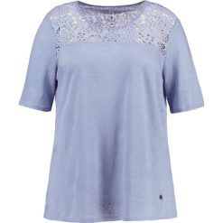 T-shirty damskie: Open End Tshirt z nadrukiem denim