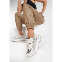 Beżowe Sneakersy Sabriphine. Brązowe sneakersy damskie Renee, ze skóry. Za 119,99 zł.