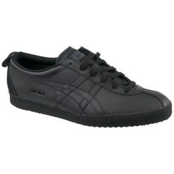 Asics Tiger Onitsuka Tiger Mexico Delegation D6K4L-9090 38 Czarne. Czarne buty sportowe męskie marki Asics Tiger, ze skóry, bez zapięcia, asics tiger. W wyprzedaży za 269,99 zł.