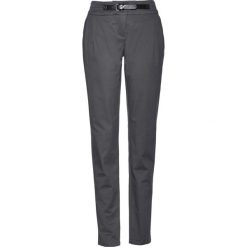 Chinosy damskie: Spodnie chino bonprix szary