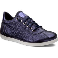Sneakersy GINO ROSSI - Mariko DPH437-X91-0016-5700-T 59. Niebieskie półbuty damskie Gino Rossi, bez wzorów, ze skóry, bez obcasa, bez zapięcia. W wyprzedaży za 189,90 zł.