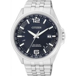 ZEGAREK CITIZEN Radio Controlled CB0010-88L. Niebieskie zegarki męskie marki CITIZEN, ze stali. Za 1625,00 zł.