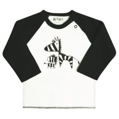 Nini Chłopięca Koszulka 86 Biały/Czarny. Czarne t-shirty chłopięce marki Nini, z motywem zwierzęcym, z bawełny. Za 33,00 zł.
