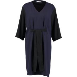 Sukienki: Finery London POPHAM TIE FRONT SHIFT DRESS Sukienka letnia black/navy