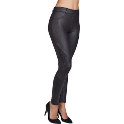 Damskie legginsy push-up Delcine. Czarne pończochy damskie Ysabel Mora, w paski. Za 136,99 zł.