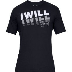 Under Armour I Will 2.0 Short Sleeve Tee 1329587-001. Czarne t-shirty męskie Under Armour, m, bez wzorów, z bawełny, bez kołnierzyka. W wyprzedaży za 89,99 zł.