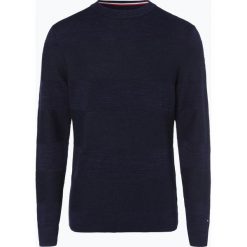 Swetry klasyczne męskie: Tommy Hilfiger – Sweter męski, niebieski