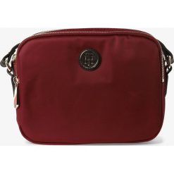 Tommy Hilfiger - Damska torebka na ramię, niebieski. Niebieskie torebki klasyczne damskie TOMMY HILFIGER, bez wzorów, z tkaniny, eleganckie, na ramię, bez dodatków. Za 299,95 zł.