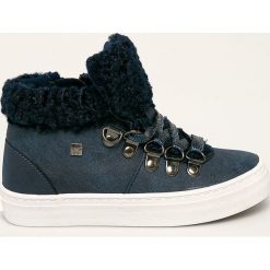 Big Star - Buty dziecięce. Niebieskie trampki dziewczęce BIG STAR, bez wzorów, z gumy, na sznurówki. W wyprzedaży za 99,90 zł.
