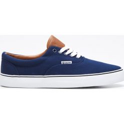 Trampki - Granatowy. Niebieskie trampki i tenisówki damskie Cropp, bez wzorów, bez zapięcia. Za 89,99 zł.