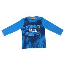 Primigi T-Shirt Chłopięcy 86 Niebieski. Niebieskie t-shirty chłopięce marki Primigi. W wyprzedaży za 39,00 zł.