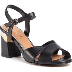 Sandały LASOCKI - 31164-08ME Black. Czarne klapki damskie Lasocki, bez wzorów, ze skóry, bez obcasa, na obcasie. Za 179,99 zł.