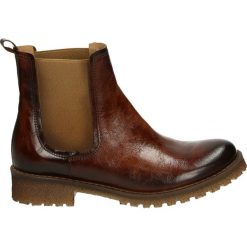 Botki - G021 VEG AZAF. Brązowe botki damskie skórzane marki Venezia. Za 439,00 zł.