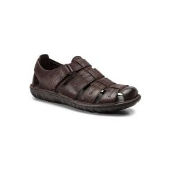 LASOCKI FOR MEN MI18-1270. Pomarańczowe sandały męskie Lasocki For Men, ze skóry, bez zapięcia. Za 129,99 zł.