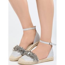 Szare Espadryle Mimi Pink. Szare espadryle damskie Born2be, bez wzorów, bez obcasa, na płaskiej podeszwie. Za 59,99 zł.