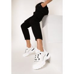 Białe Sneakersy Whitfall. Białe sneakersy damskie Born2be. Za 99,99 zł.