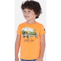 Mayoral - T-shirt dziecięcy 92-134 cm. T-shirty chłopięce Mayoral, z nadrukiem, z bawełny, bez rękawów. Za 59,90 zł.