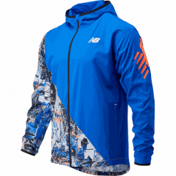 New Balance MJ03216BYU. Kurtki sportowe męskie New Balance, s, bez wzorów, z tkaniny, bez kaptura, do biegania. Za 349,99 zł.