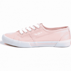 Pepe Jeans Tenisówki damskie Aberlady Eco PLS31016 38 różowe. Różowe trampki i tenisówki damskie Pepe Jeans, bez wzorów, z bawełny, bez zapięcia. Za 239,00 zł.